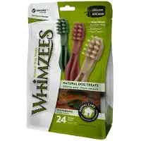 Whimzees Cepillos de dientes - S - 24 unidades