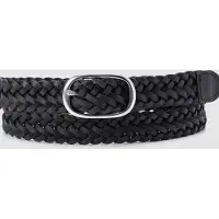 Levi's Charlie Braid Belt Black Talla: 60 | Cinturones Outlet | Mujer | Negro