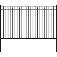 vidaXL Valla decorativa BAARLO, 200 x 166 cm, acero con revestimiento de pintura en polvo