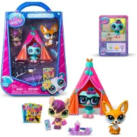 Littlest Pet Shop Pack De Juego Fiesta De Pijamas (01037) Figuras De Animales