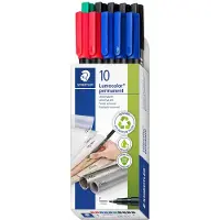 Staedtler Bolígrafo Lumocolor F Perm Universal Foldable Box 10 Unidades