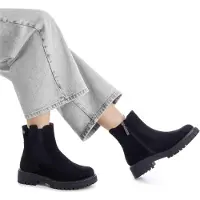 Refresh para mujer. 17302702-NEGRO Botines 173027 negro (39), Plano, 1 a 3cm, Cremallera, Casual, outlet 2026.