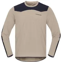 Norrøna - Skibotn Equaliser Tech Long Sleeve - Maillot de ciclismo size M, beige