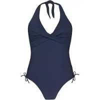Barts - Women's Solid Halter One Piece - Traje de baño size 40, azul