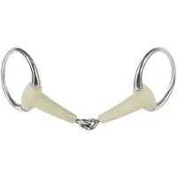 Jansen Harry's Horse - Brida de freno de manzana, plateada, 11,5 cm