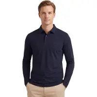 BOSS Polo De Manga Larga Pirol 10272555 Green
