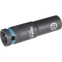 Makita Llave de impacto E-16449, color , de 1/2 de pulgada, con cabeza exterior de 4 puntas y diámetro de 13 mm, de longitud estándar