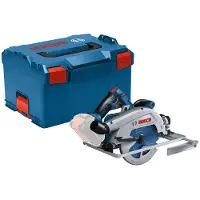 Bosch Sierra circular PROFESSIONAL GKS 18V-68 G, 18V, 190mm, a batería, incluye guía paralela, disco de corte y maletín
