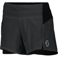 SCOTT - Ropa trail running mujer - Endurance Tech Hybrid Shorts W Black para Mujer - Talla L - Negro