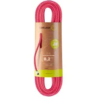 Edelrid - Cuerdas Escalada - Starling Eco Dry 8,2Mm Pink - Talla 50 m - Rosa