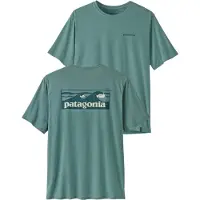Patagonia - Cap Cool Daily Shirt Boardshort Logo - Camiseta funcional size S, turquesa