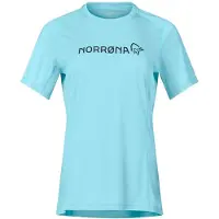 Norrøna - Women's Fjørå Equaliser Lightweight T-Shirt - Maillot de ciclismo size S, azul