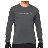 Norrøna - Fjørå Equaliser Lightweight Long Sleeve - Maillot de ciclismo size S, azul/gris