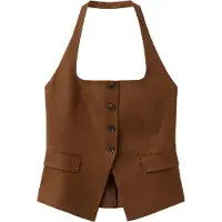 Mango Chaleco para traje 'Boreli' marrón