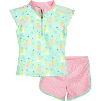 Playshoes Protección UV 'Einhorn' amarillo / menta / rosa claro / blanco