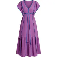 Imily Bela Vestido azul / lila