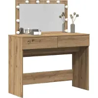 Syfax Mesa Tocador Roble artisan 100 x 40 x 120 cm
