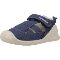 Biomecanics Sandalias planas BIOGATEO CANVAS niño - Azul - 18