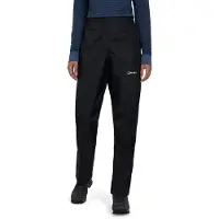Berghaus - Women's Deluge 2.0 - Pantalones impermeables size 8 - Length 31'', negro