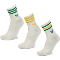 Adidas Calcetines 3-Stripes Crew Socks 3 Pairs mujer - Blanco - L