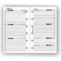Bind 260226 - Planificador semanal de sustitución, formato A6, 1 semana / 2 páginas