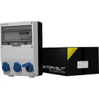 Doktorvolt Distribuidor de energía TD-S/FI, 3x230V, interruptor diferencial 40A, 2 polos, marca , modelo 9023