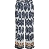 ONLY Pantalón 'CARHavana' marrón / negro / blanco