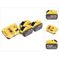 DeWalt DCB 118 Y3 Kit de inicio con batería 18 V / 54 V 3 baterías XR FLEXVOLT 12 Ah + cargador