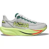 Hoka One One Zapatillas de running 'Mach 7' amarillo claro / jade / rojo vivo / blanco