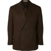 Selected Chaqueta saco 'SLHKIM' marrón oscuro