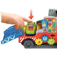 Vtech Tráiler Portacoches Carga Y Descarga Juguetes De Arrastre Versión Española
