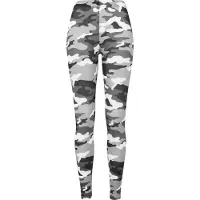 Urban Classics Leggings gris / negro / blanco