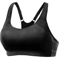 LASCANA Sujetador deportivo negro / blanco