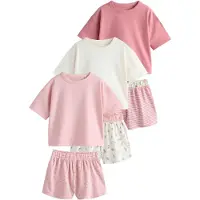 Next Pijama rosa / altrosa / blanco