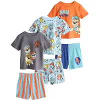 Next Pijama 'Paw Patrol' azul / azul pastel / gris oscuro / naranja