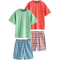 Next Pijama azul / azul claro / verde / langosta