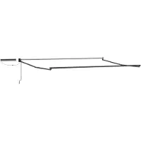 Syfax Estructura de toldo eléctrico solar 4 x 2 m Gris antracita