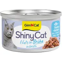 GimCat ShinyCat Filets in Broth - Atún + Anchoa