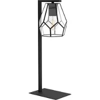 Eglo Mardyke, color negro, vidrio, acero, ideal para dormitorio, comedor y sala de estar, protección IP20, clase II, casquillo E27