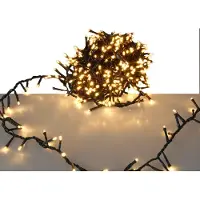 Spetebo Guirnalda de luces LED, color blanco cálido intenso, 36 metros / 1800 LEDs. Decoración de luces para árboles de Navidad, apta para uso en interiores y exteriores