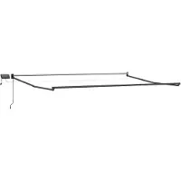 Syfax Estructura de toldo retráctil eléctrico Antracita 4 x 3 m