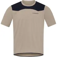 Norrøna - Skibotn Equaliser Tech T-Shirt - Maillot de ciclismo size L, beige