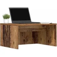 vidaXL Mesa de pared, madera reciclada y tablero de partículas, 60 x 45 x 30 cm