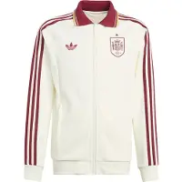 Adidas Sudadera con cremallera deportiva 'Spain Away Anthem Jacket' rojo / offwhite