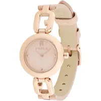 Furla Reloj analógico 'ARCO CHAIN' oro rosa / talco