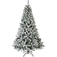 Everlands Árbol De Navidad Del Monarca Nevado 116x180 Cm