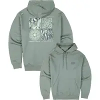 Oxbow - Snap Fleece Hood - Sudadera size M, turquesa