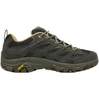Merrell - Zapatillas de senderismo Hombre - Moab 3 Black/Beluga de Cuero - Talla 41,5 - Marrón