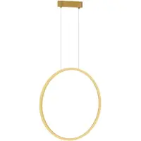 Milagro Lighting Lámpara colgante Saturno, color dorado, 28W LED, IP44, 4000K
