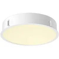 SLV MEDO 40, foco empotrable para techo, estructura, 3000/4000K, ángulo de haz de 80°, IP20, forma redonda, color blanco. Código de producto: 1008631